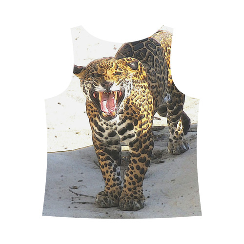 CArt Jaguar by JamColors All Over Print Tank Top for Women (Model T43)