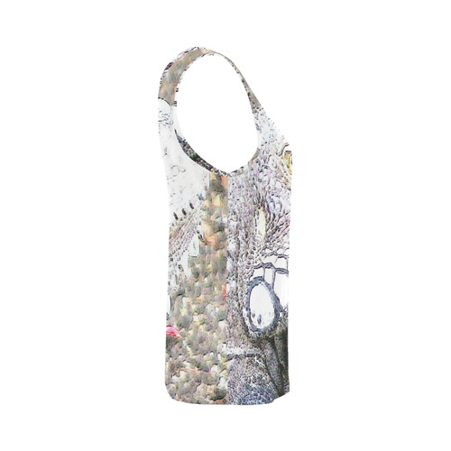 CArt Iguana by JamColors All Over Print Tank Top for Women (Model T43)