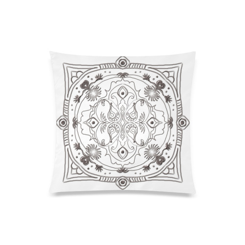 mandala 3D-3 Custom Zippered Pillow Case 20"x20"(One Side)