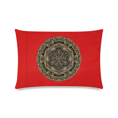 mandala 3D-17 Custom Zippered Pillow Case 16"x24"(Twin Sides)