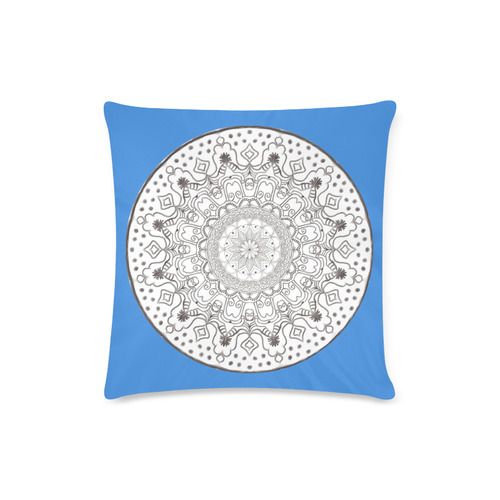 mandala 3D-2 Custom Zippered Pillow Case 16"x16"(Twin Sides)