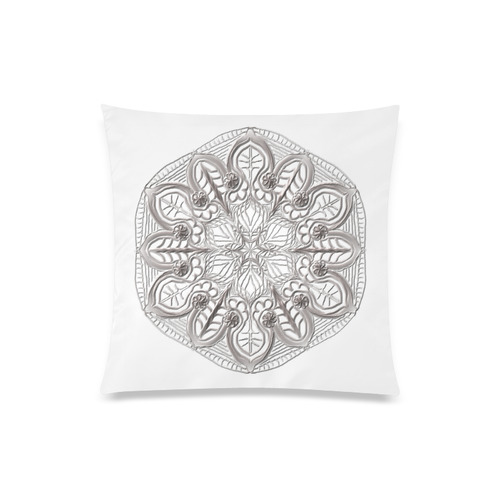 mandala 3D-1 Custom Zippered Pillow Case 20"x20"(Twin Sides)