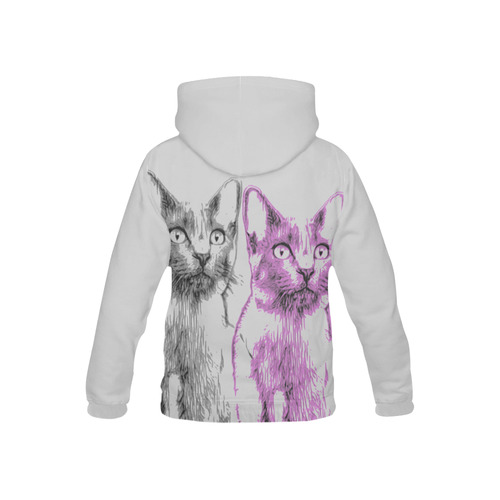 KITTEN 4 KIDS All Over Print Hoodie for Kid (USA Size) (Model H13)