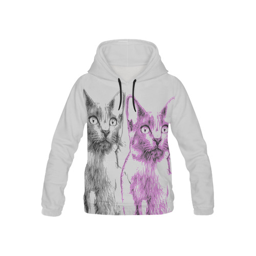 KITTEN 4 KIDS All Over Print Hoodie for Kid (USA Size) (Model H13)