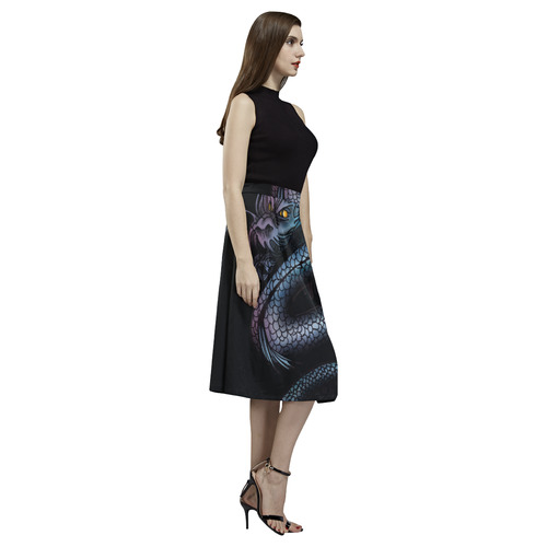 Dragon Swirl Aoede Crepe Skirt (Model D16)