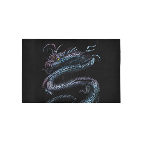 Dragon Swirl Area Rug 5'x3'3''