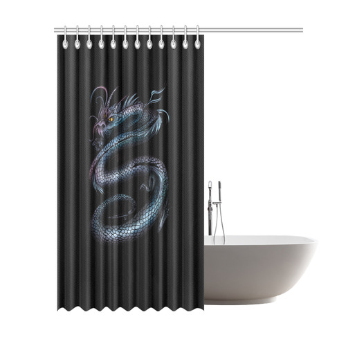 Dragon Swirl Shower Curtain 69"x84"