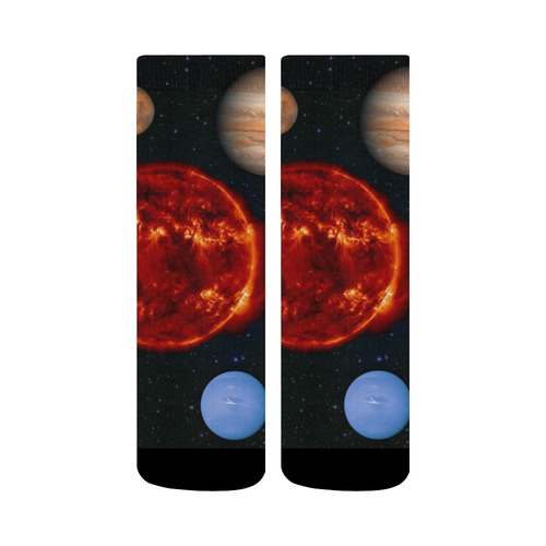 9 planets socks Crew Socks