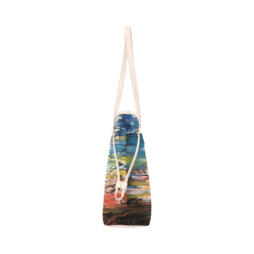 Sundown Clover Canvas Tote Bag (Model 1661)