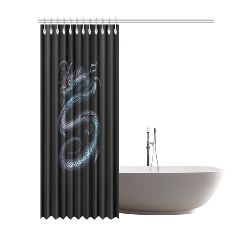 Dragon Swirl Shower Curtain 69"x84"