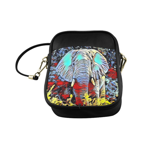 Color Kick - Elephant by JamColors Sling Bag (Model 1627)