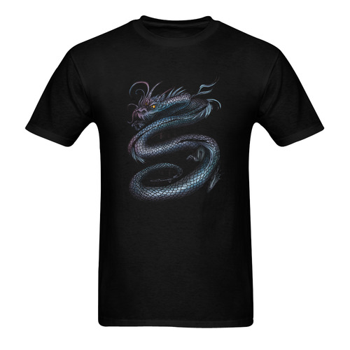 Dragon Swirl Sunny Men's T- shirt (Model T06)