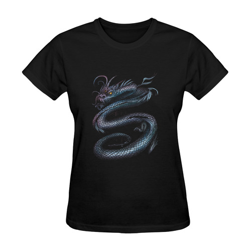 Dragon Swirl Sunny Women's T-shirt (Model T05)