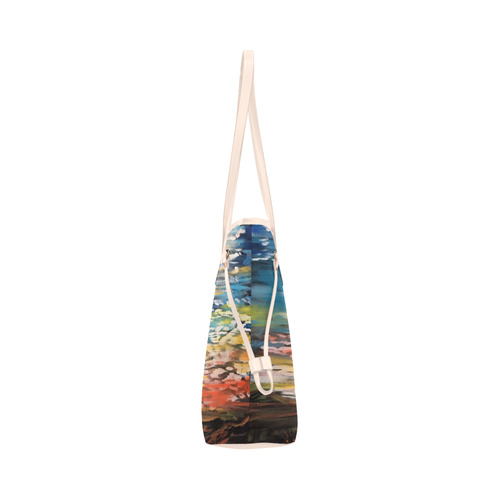 Sundown Clover Canvas Tote Bag (Model 1661)