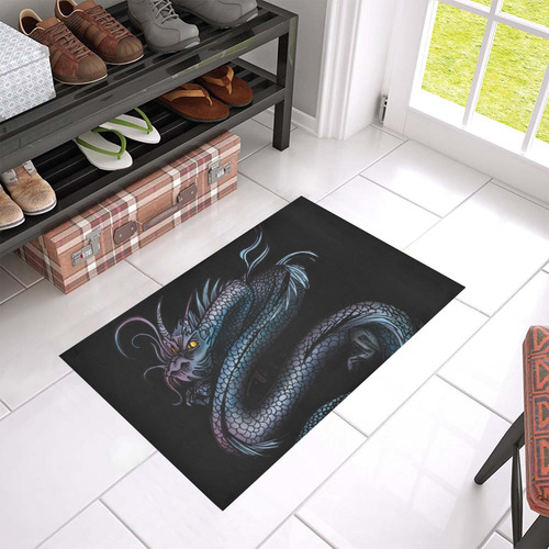 Dragon Swirl Azalea Doormat 24" x 16" (Sponge Material)