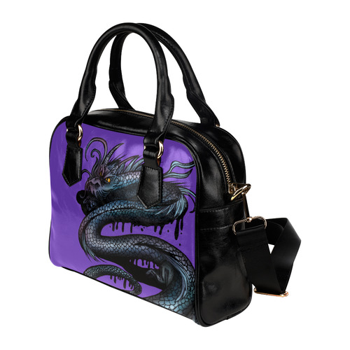Dragon Swirl Shoulder Handbag (Model 1634)