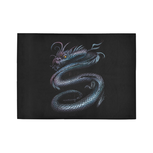 Dragon Swirl Area Rug7'x5'