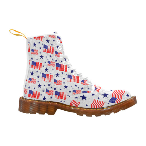 Flag Of The USA Pattern Martin Boots For Women Model 1203H