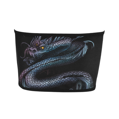 Dragon Swirl Bandeau Top