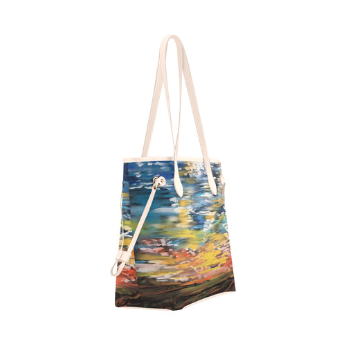 Sundown Clover Canvas Tote Bag (Model 1661)