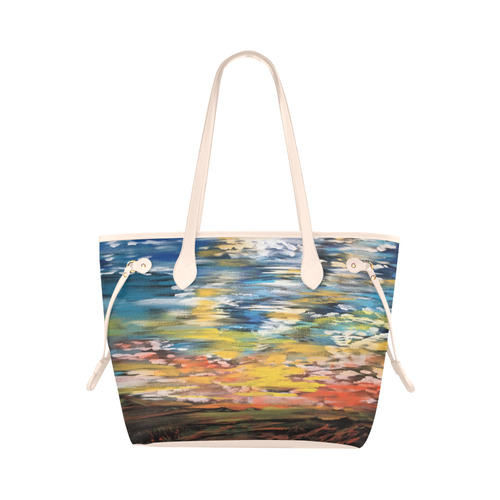 Sundown Clover Canvas Tote Bag (Model 1661)