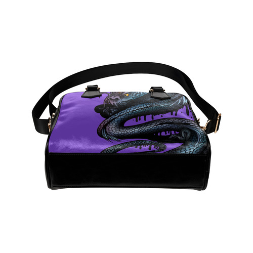 Dragon Swirl Shoulder Handbag (Model 1634)