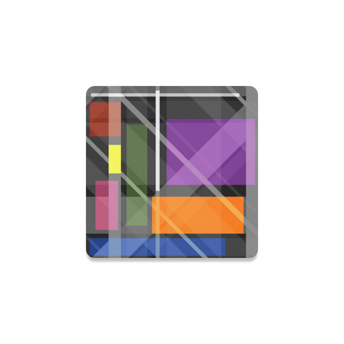 Crossing Shapes Square Coaster
