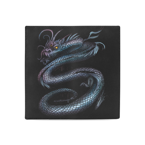 Dragon Swirl Women's Leather Wallet (Model 1611)