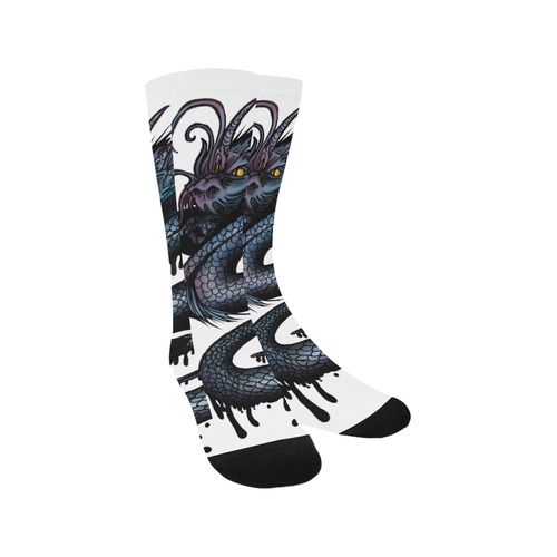 Dragon Swirl Trouser Socks