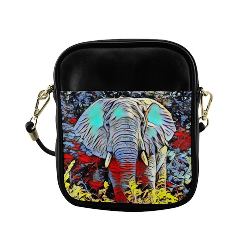 Color Kick - Elephant by JamColors Sling Bag (Model 1627)