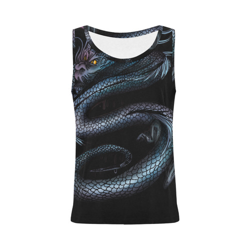 Dragon Swirl All Over Print Tank Top for Women (Model T43)