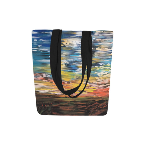 Sundown Canvas Tote Bag (Model 1657)