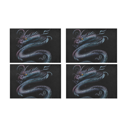 Dragon Swirl Placemat 12’’ x 18’’ (Set of 4)