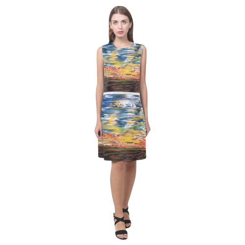 Sundown Eos Women's Sleeveless Dress (Model D01)