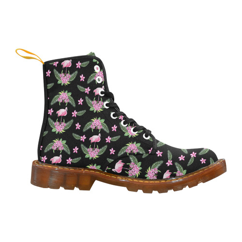 Tropical Flamingo Pattern I Martin Boots For Men Model 1203H