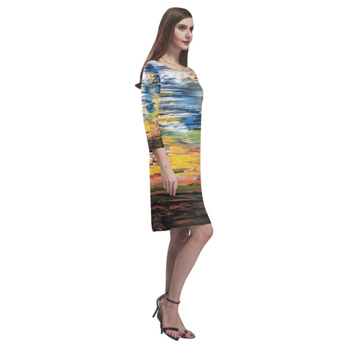 Sundown Rhea Loose Round Neck Dress(Model D22)