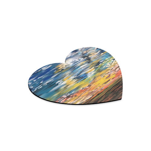 Sundown Heart-shaped Mousepad