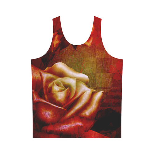 Wonderful red roses All Over Print Tank Top for Men (Model T43)