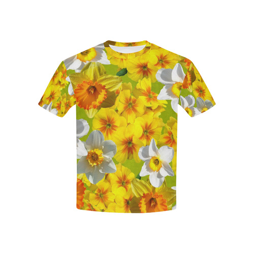 Daffodil Surprise Kids' All Over Print T-shirt (USA Size) (Model T40)