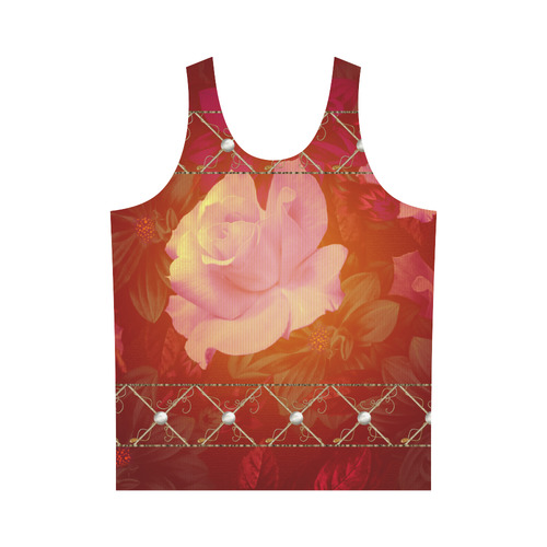 Beautiful soft roses All Over Print Tank Top for Men (Model T43)