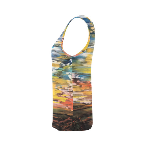 Sundown All Over Print Tank Top for Women (Model T43)