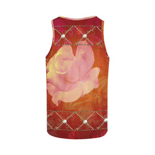 Beautiful soft roses All Over Print Tank Top for Men (Model T43)