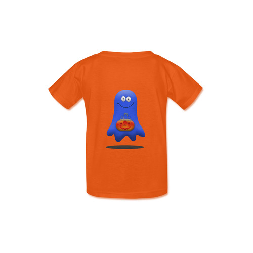 Halloween Boo Man Ghost Kid's  Classic T-shirt (Model T22)