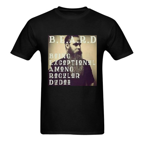 the beard Men's T-Shirt in USA Size (Two Sides Printing)