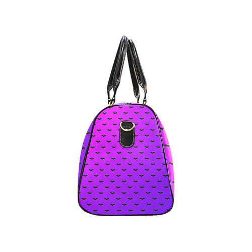 Tiny Bats Purple New Waterproof Travel Bag/Large (Model 1639)