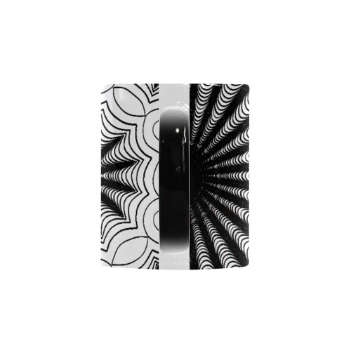 Black and white spider on spiderweb Custom Morphing Mug