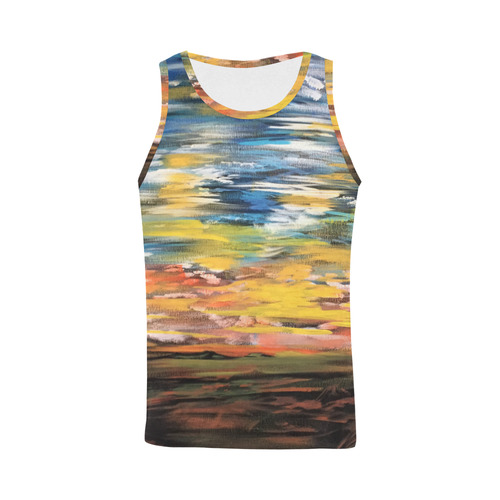 Sundown All Over Print Tank Top for Men (Model T43)