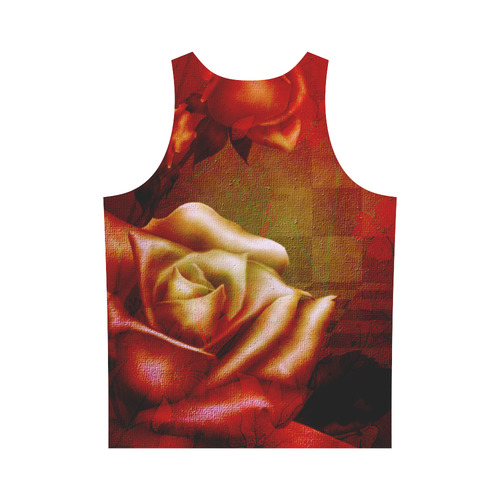 Wonderful red roses All Over Print Tank Top for Men (Model T43)