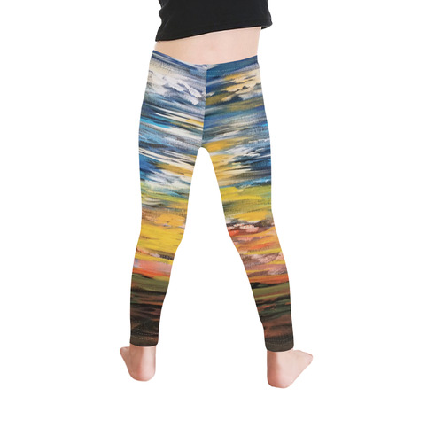 Sundown Kid's Ankle Length Leggings (Model L06)