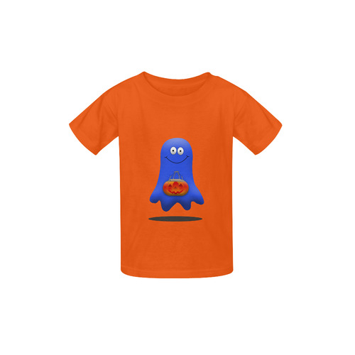 Halloween Boo Man Ghost Kid's  Classic T-shirt (Model T22)